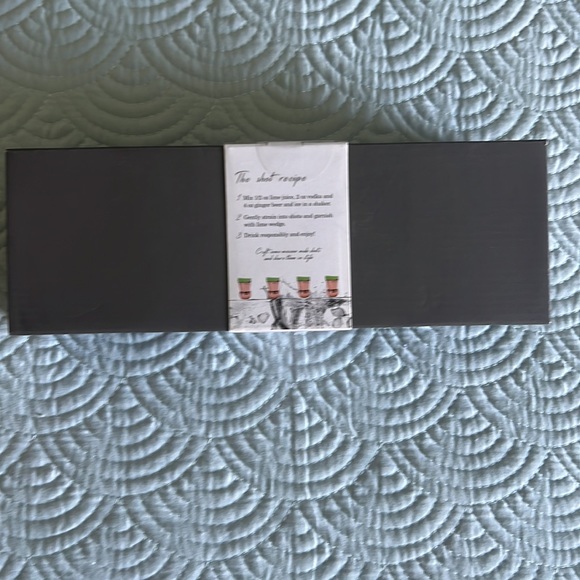 Hammered finish Set of four 2 oz  shot glasses - Picture 3 of 6